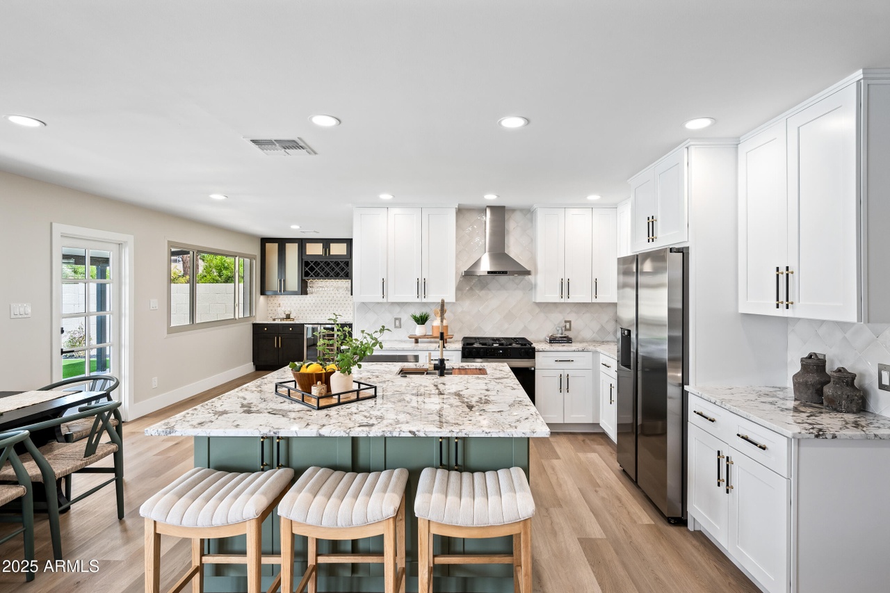 White Shaker cabinet installation