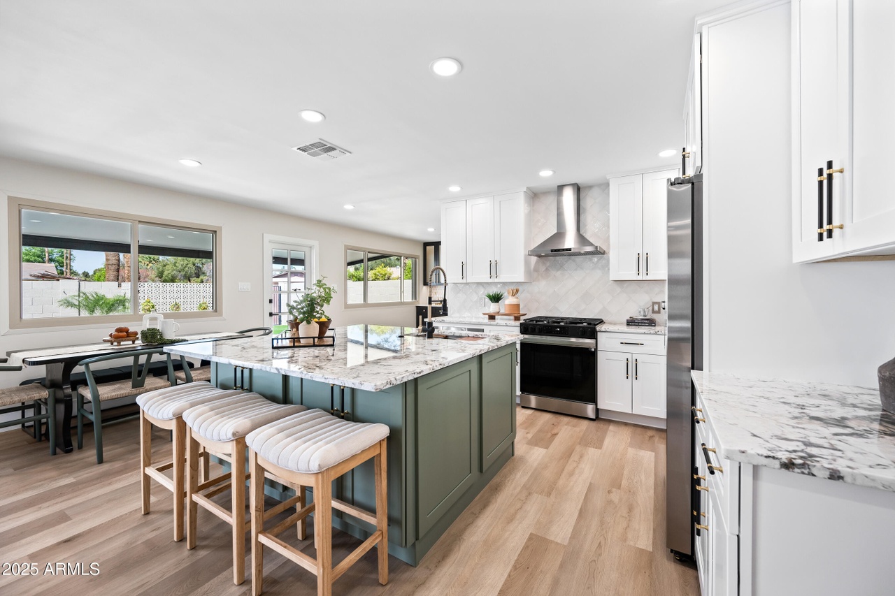 White Shaker cabinet installation